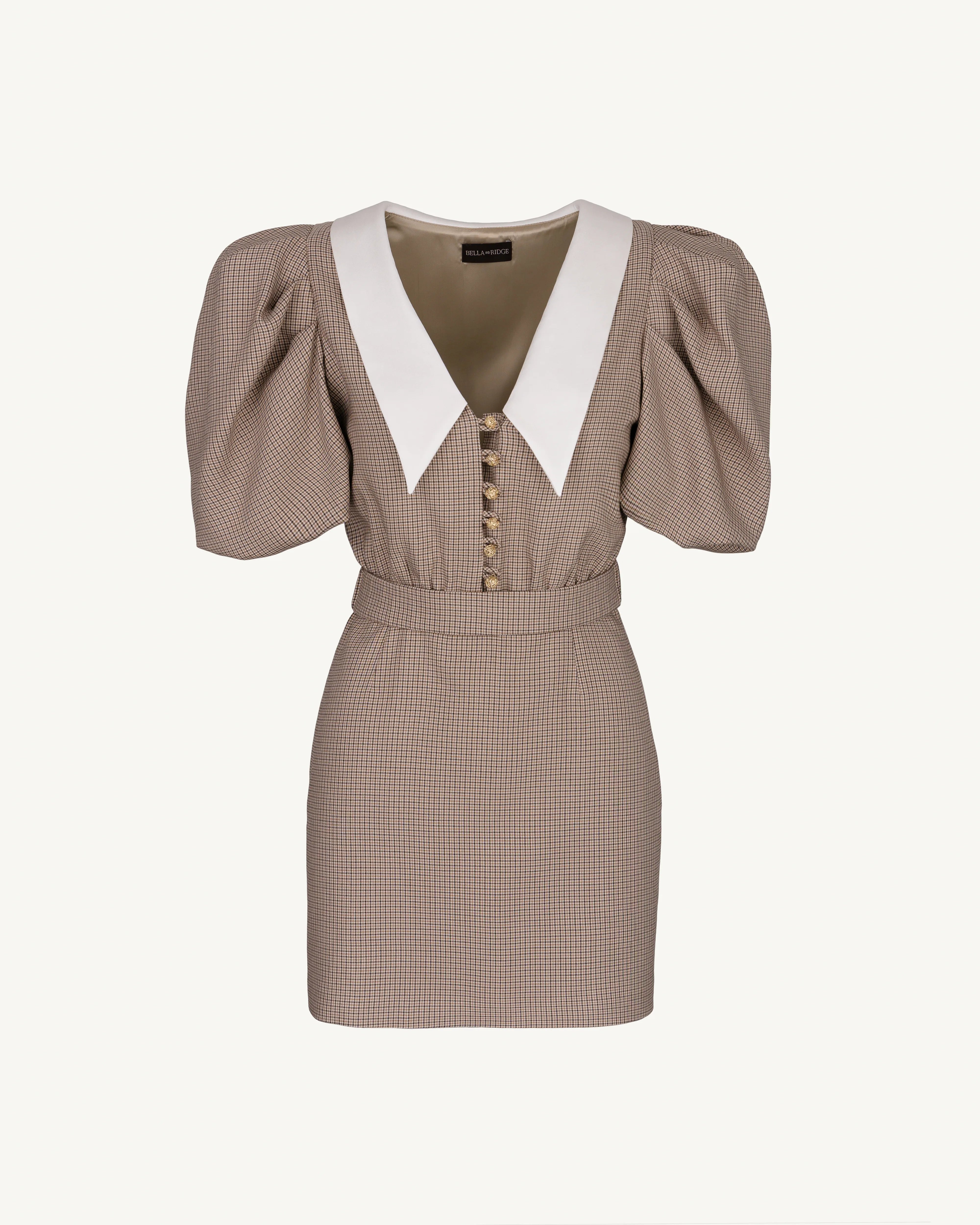 Madeleine Viscose Checked Dress – Bella & Ridge