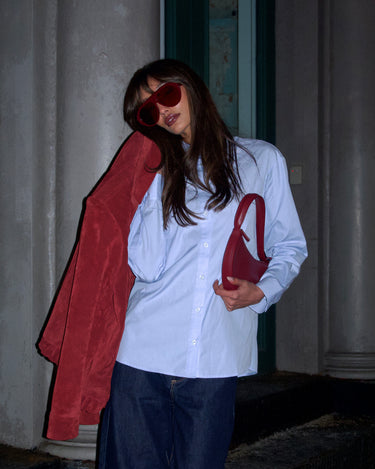 Cassie Cotton Blue Shirt