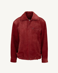 Yves Suede Bordeaux Jacket