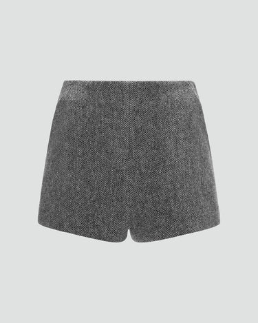 Wayne herringbone shorts